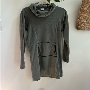 Melanzana microgrid dress. Gray. Size small.